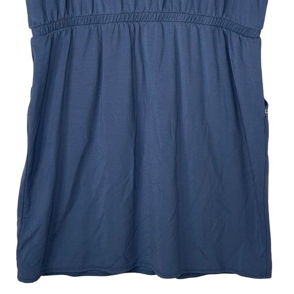 Garnet Hill Dress XL Casual Pull On 3/4 Sleeve Cottagecore Boho Embroidered Soft - Picture 10 of 12